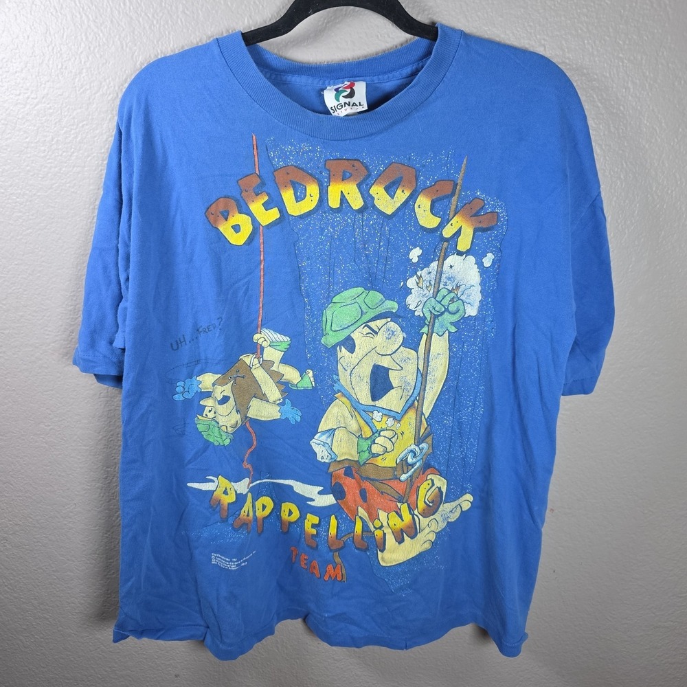 Vintage The Flintstones Shirt Adult Large Fred Barney Cartoon 1994 90s Signal